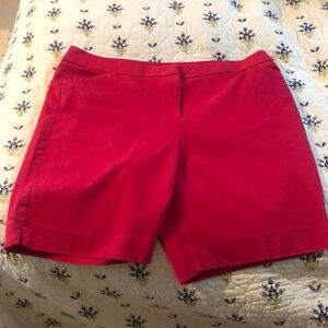 Chico's Bold Red Shorts